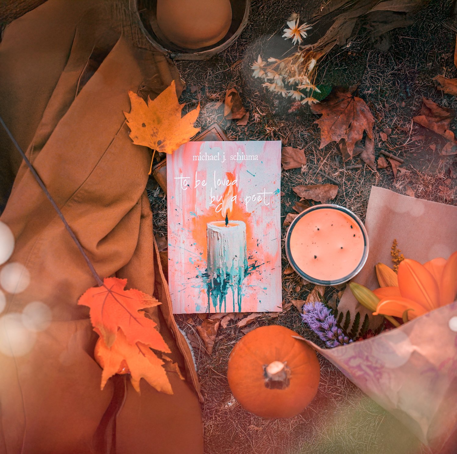 to be loved by a poet, resting among autumn leaves
